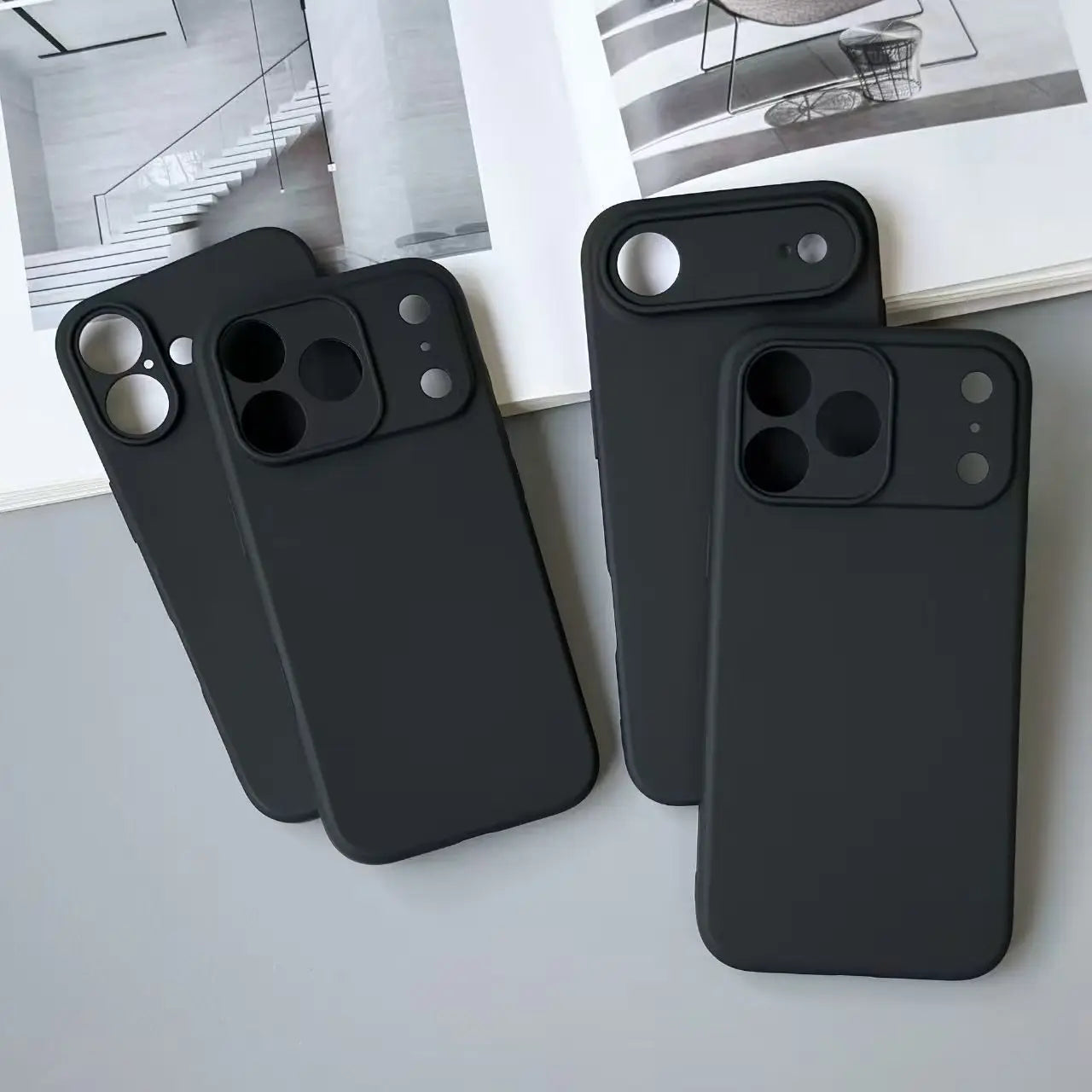 Liquid Silicone Shockproof Case for Iphone 17 Pro Max Matte Case for Iphone 17 Pro Cover for Iphone17 Air Soft Case