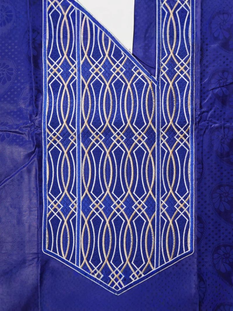 Plus Size Men's New Clothes Figured Cloth Full Craft Fragrant Three-piece Suit