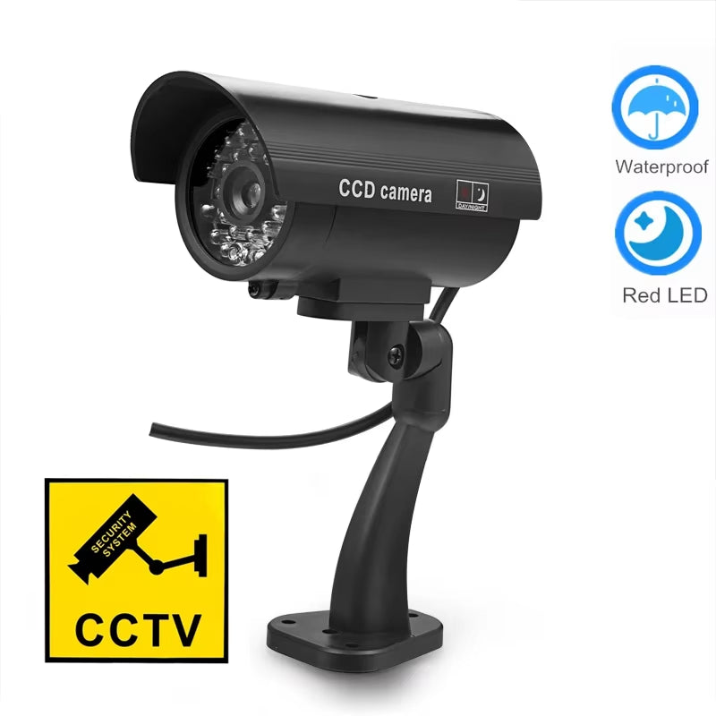 Dummy Camera Security CCTV Camera Waterproof Fake Camera IR LED Flash Red Led Home Security Camera Surveillance Camera