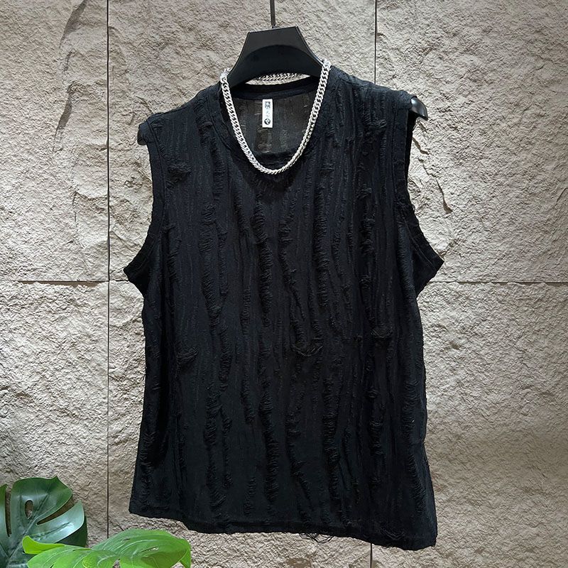 Men's Fashion All-matching Solid Color Vest Suit